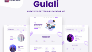 Gulali - Creative Portfolio Elementor Template Kit