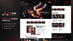 Gymnes - Fiteness & Gym Elementor Template Kit