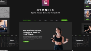 Gymness - Sport & Fitness Elementor Template Kit