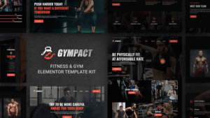 Gympact - Fitness & Gym Elementor Template Kit