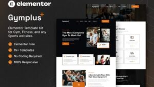 Gymplus Gym & Fitness Elementor Template Kit