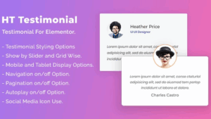 HT Testimonial For Elementor v1.0.5