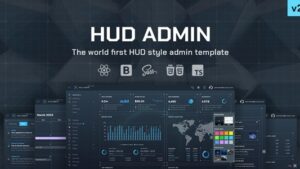 HUD (v5.0) React 18 Bootstrap Admin Template