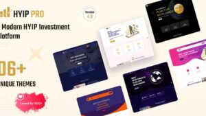 [Activated*] HyipPro (v8.1) A Modern HYIP Investmet Platform