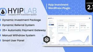 HYIPLab (v3.0) HYIP Investment WordPress Plugin