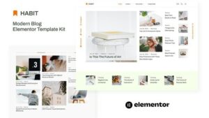 Habit - Modern Blog Elementor Template Kit
