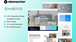 Habitate - Smart Home Services Elementor Template Kit
