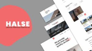Halse - Architecture & Interior Design Elementor Template Kit