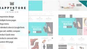 HappyStore (v1.6.5) Responsive WordPress WooCommerce Theme