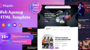 Haptic v1.0.0 Web Design Agency HTML Template
