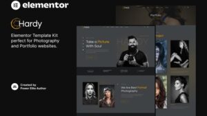 Hardy – Photography & Portfolio Elementor Template Kit