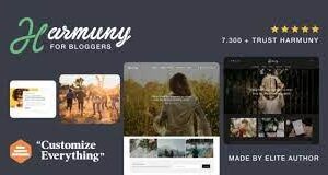 Harmuny (v1.6.3) Modern WordPress Blog Theme