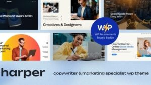 Harper (v1.13.0) Copywriter & Marketing Specialist WordPress Theme
