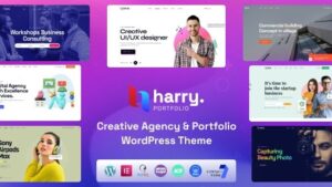 Harry (v1.2.8) Creative Agency & Portfolio WordPress Theme + RTL