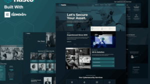 Hasto - Cyber Tech Security Service Elementor Template Kit