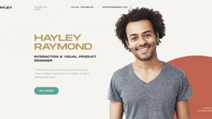 Hayley v1.1 Personal CV/Resume WordPress Theme
