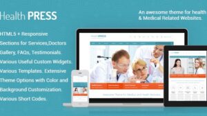 HealthPress v1.9.3 - Medical WordPress Theme
