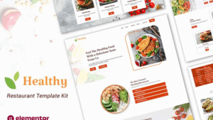 Healthy - Restaurant Elementor Template Kit