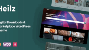 Heilz (v2.5.0) Digital Downloads & Marketplace WordPress Theme