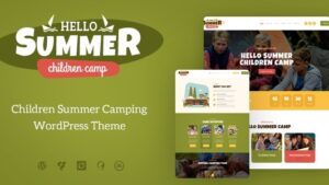 Hello Summer (v1.1.3) A Children Camp WordPress Theme