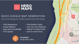 Hero Maps Premium v2.3.9 Responsive Google Maps Plugin