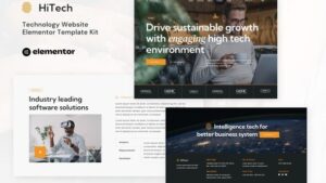 HiTech IT Solutions & Services Elementor Template Kit