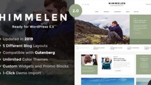 Himmelen v2.4.2 Personal Minimal WordPress Blog Theme