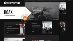 Hoax - Creative Agency Elementor Template Kit