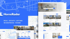 HomeRadar - Real Estate & Listing WordPress Theme v1.0.9