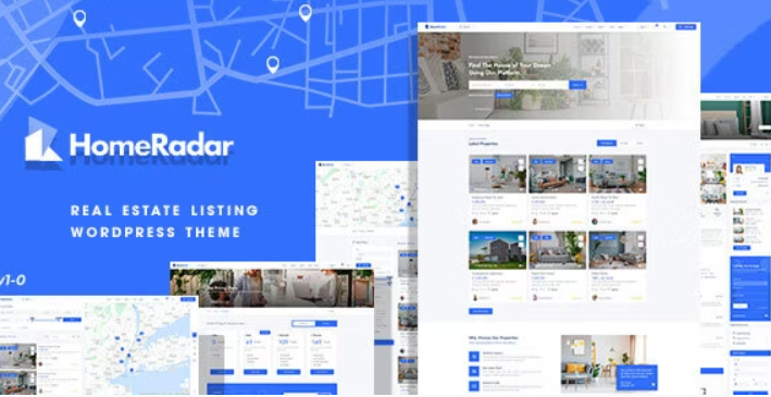 HomeRadar - Real Estate & Listing WordPress Theme v1.0.9