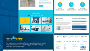 HomeShine - Cleaning & Laundry Elementor Template Kit