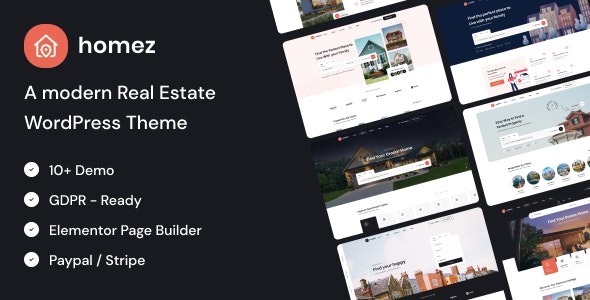 Homez (v1.0.31) Real Estate WordPress Theme