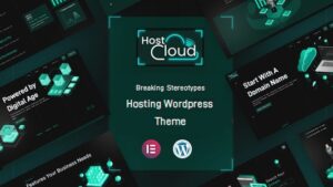 HostCloud (v1.4.0) WHMCS Hosting & Cloud Tech WordPress theme