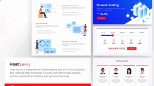 HostSavvy - Web Hosting Elementor Template Kit