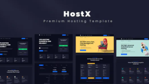 HostX (Sep 22, 2023) - Premium Hosting Template Download
