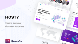 Hosty - Hosting Services Elementor Template Kit