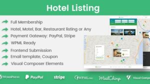 Hotel Listing (v1.4.0) WordPress Plugin