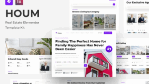 Houm - Real Estate Elementor Template Kit