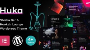Huka (v.1.2) Shisha Bar & Hookah Lounge WordPress Theme