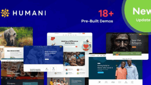 Humani (v1.2.5) Nonprofit & Charity WordPress Theme