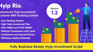 Hyip Rio v2.7.2 Advanced Hyip Investment Scheme With Ranking System [Activated]