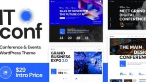 ITconf (v1.1.14) Conference & Events WordPress Theme