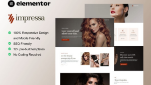 Impressa - Personal Stylist & Makeup Service Elementor Template Kit