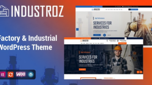 Industroz (v5.3) Factory & Industrial WordPress Theme