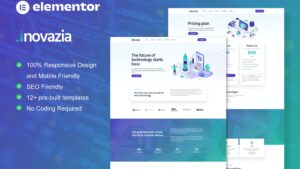 Inovazia - IT Services Elementor Pro Full Site Template Kit