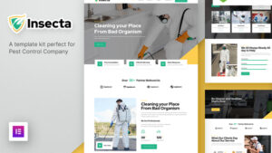 Insecta – Pest Control & Disinfection Elementor Template Kit