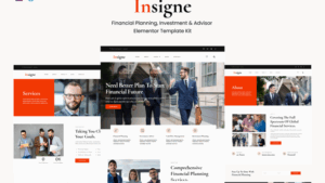 Insigne - Financial Business & Investment Elementor Template Kit