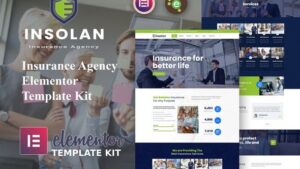 Insolan - Insurance Agency Elementor Template Kit