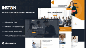 Inston - Virtual Assistant Services Elementor Template Kit