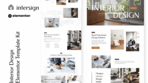 InterSign - Interior Design & Architecture Elementor Template Kit
